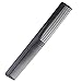 Salon Black Plastic Cutting Hair Tooth Comb Barber