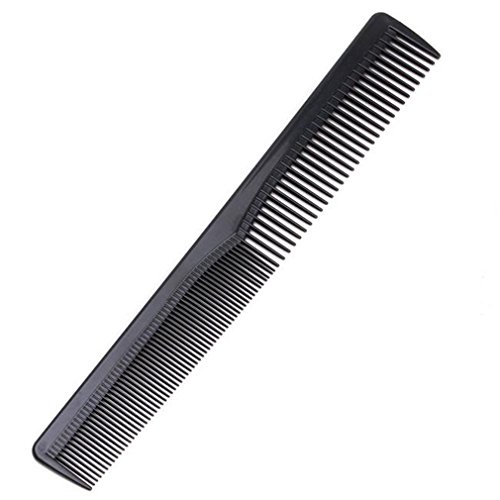 Salon Black Plastic Cutting Hair Tooth Comb Barber