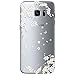 Produktbild We Love Case Weihnachten Custom Edition Hülle Schutzfolie für Samsung S7 Edge Weihnachtsgeschenk Cover Gute Qualität Hard Back Cover & Soft TPU Frame Schutzhülle Transparent Stil Blume Muster Flexibel Case Protective Handy Tasche für Samsung S7 Edge