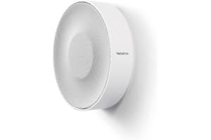 Netatmo Sirena Inteligente para Interior, Inalámbrica, Wi-Fi, 110 dB, Activación/Desactivación Automática, Sin Suscripción, Alimentación con Batería, Accesorio - NIS01-EU