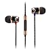 Price comparison product image SoundMAGIC E10C In Ear Isolating Earphones with Microphone - Black/Gold