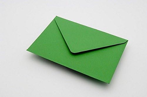 20 Meadow Green Envelopes - Greeting Card Envelopes - 100gsm C6 114X162mm