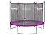 Produktbild HUDORA Family Trampolin/Gartentrampolin, mit Sicherheitsnetz, pink, 400 cm, 65645
