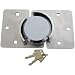 Produktbild toworld Hand-) Van Lock Garden Shed Vorhängeschloss Sicherheit Vorhängeschloss 73 mm Und Haspe Set, verchromt