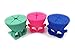 GLAMMZ New Nail Polish Ring Holder - Easy Convenient & Fun | Varnish Your Nails in Comfort & Style - Comes in 3 NEW Glamorous Glitter Colours incl: Black Nite, Ruby Red & Glitter Blue (Glitter Blue)