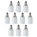 Produktbild GreenSun 10x Lampensockel Adapter Konverter - E14 Fassung auf E27 Sockel Lampenadapter - Lampensockeladapter für LED Halogen Energiespar Lampen