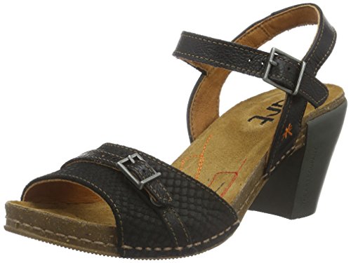 ART I FEEL, Damen Knöchelriemchen Sandalen, Schwarz (BLACK), 39 EU ART I FEEL, Damen Knöchelriemchen Sandalen, Schwarz (BLACK), 39 EU