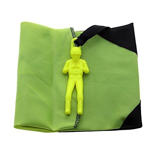 Gazechimp Kinder Hand werfen Tuch Fluoreszierende Soldat Fallschirm Lustige Spielzeug Geschenk - 6