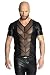 Produktbild Noir Handmade Herren Wetlook Shirt H029 schwarz-50/52