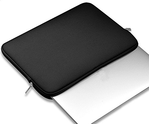 Hosaire Laptop Tasche Mode Rechteck Computer Carrying Bag Tasche für Laptop/Tablet/Notebook/Ultrabook mit Bildschirmdiagonale 15.6 Zoll,Schwarz - 4
