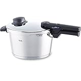 Fissler Schnellkochtopf Edelstahl vitavit comfort – 4,5 Liter Dampfkochtopf 22 cm Durchmesser – Induktion, Gas, Ceran, Elektro – 610-300-04-000/0