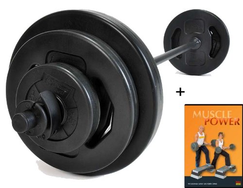 Preisvergleich Produktbild Pump Set 20 kg + Muscle Power DVD