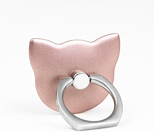 Didcant Phone Ring Holder / Stand, Finger Grip kickstand, 360° Rotation Ring, Suitable for Universal Cell Phones like iPhone, Samsung, Huawei, Other Smartphones, Tablets and iPads (Cat, Pink)