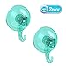 Produktbild GlobaLink® Vakuum Super Lock Saughaken 2er Set, ohne bohren, Wasserdicht, Ölbeständig, Wiederverwendbar, für Küche, Badezimmer (Blau)