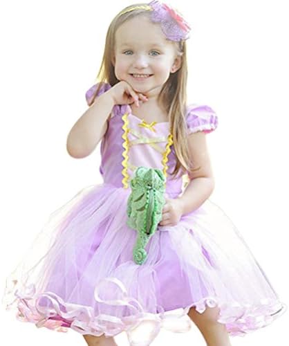 Mintlang For 0-5 Years Baby Girls Princess,Flower Princess Bridesmaid Pageant Birthday Party Show Wedding Dress (Purple, 0-12M)