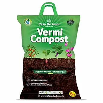 Casa De Amor Organic Vermicompost Fertilizer Manure for Plants (5 Kg)
