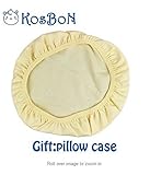 kosbon 22,9 cm Memory Schaum soft Baby Head Positionierer Kissen, verhindert flachen Kopf (gelb Apple Form) - 7