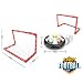 Produktbild 2018 Honestyi Matschig Spielzeug,LED Air Power Trainingsball Fußball Fußballtor Hover Ball mit 2 Gates