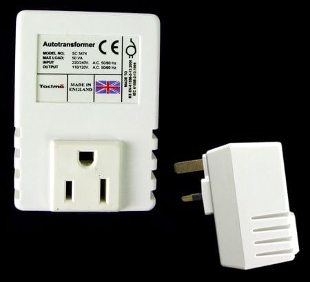 (Tacima) USA to UK Voltage Converter(110-120V upto 50VA > UK 220-240V)