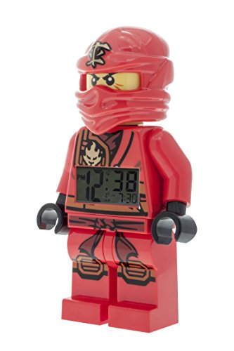 LEGO Unisex Wecker Digital Red 9009600 - 3