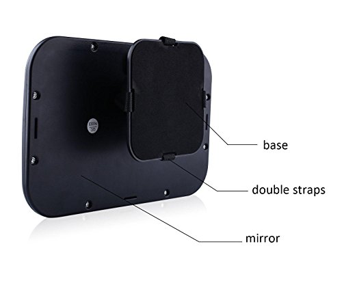 MVPower Baby Spiegel Rücksitzspiegel für Babys Babyschalenspiegel Rückspiegel für Babyschalen drehbar - 5