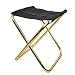 Produktbild HUOYAN Camping Klapptisch Stühle Kleine Mazar Outdoor Klappstuhl Aluminiumlegierung Angeln Stuhl Tragbare Grill Klappstuhl (Color : Black)