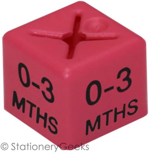 Stationery Geeks 50 Coat Hanger Size Cubes Babieswear Age 0-3 Months Pink
