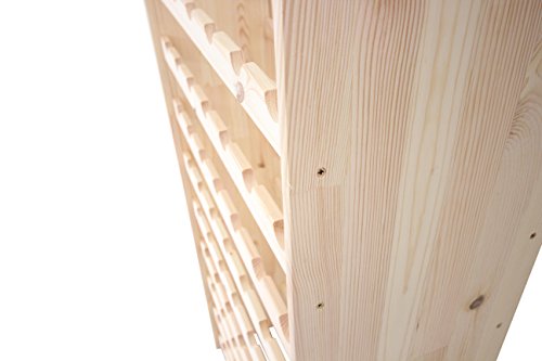 Weinregal Weinregal Holz Flaschenregal für 91 Flaschen RW-3-91 - 7