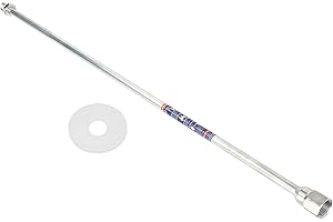 HILILAND Varilla de extensión de punta de pistola de pulverización de pintura sin aire, varilla de extensión de pulverizador universal con anillo de sellado(75cm)