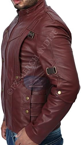 Guardians Of The Galaxy Chris Pratt Star Lord Synthetic Leather Jacket