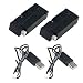 Produktbild 2pcs 3,7v 380mah lipo Batterie und ladegerät für 2pcs Kabel jjrc jjr / c h37 Mini - Baby Elfie Quadcopter