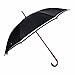 Fendo single fold black silver border umbrella for men RS.394.00