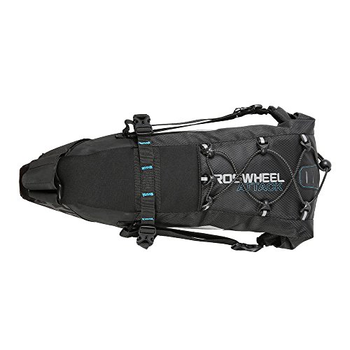 Gzd Sac De Vélo étanche Sac De Selle De Vélo Sacoche Vélo Vtt Mountain Road Bike Tail Seat Bag Réglable 3l 10lblack 115 145 40 Cm - 