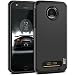 Produktbild Moto Z Play Hülle - BEZ® Handyhülle Stoßfestes Etui, [Heavy Duty Serie] Outdoor Dual Layer Armor Case Handy Schutzhülle [Shockproof] robuste Hülle für Motorola Moto Z Play - Schwarz