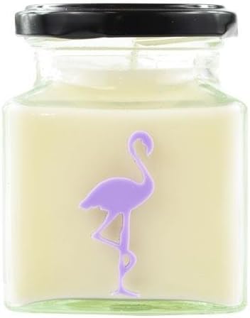 Flamingo Candles Lychee &amp; Peony Flamingo Candle, White