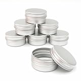 6 x Lip Balm Tins 15ml Capacity (Empty) for making own cosmetics/beauty products