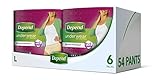 Depend Incontinence Pants for Women, Super Absorbent - L, 54 Pants