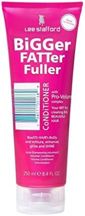 Lee Stafford Bigger Fatter Fuller Conditioner for Volumising and Texturising Hair, 250 ml