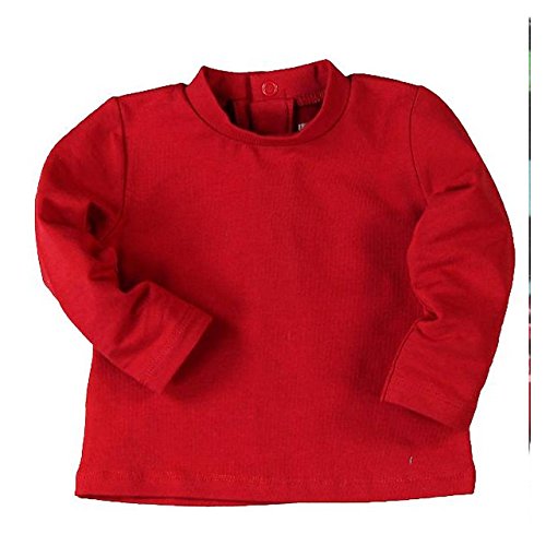 boboli Baby-Boys Camiseta Punto Elástico Shirt, red, size 12 months