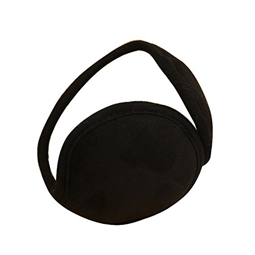 Preisvergleich Produktbild Ohrenschützer Unisex,iSpchen Wildleder Ohrenschützer Adult Folding Dicke Warm Lämmer Ohrenschützer Für Herbst und Winter Schwarz