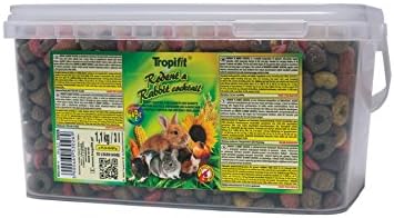 RABBIT FOOD - "TROPIFIT" RODENT &amp; RABBIT COCKTAIL - CRISPY COCKTAIL, bucket 3L / 1,10kg