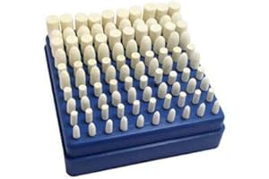 OUDTINZ Oudtinx 100 Stück multifunktionales Wollfilzdorn montiert Schleifen Polieren Zubehör-Aufsatz-Set – kompatibel mit Dremel-0,3 cm Schaft