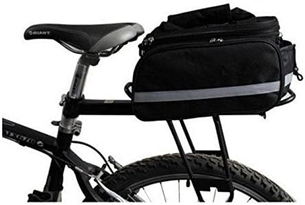 Landcrossers Cycling Bike Travel Sports Bicycle Rear Frame Seat Pannier Bag Pouch Black
