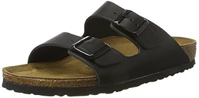 Birkenstock Arizona Bk 051193, Sandales Bout ouvert mixte adulte, Noir, 39 EU