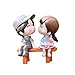 Produktbild yipinco7285 3/Set Lovers Stuhl DIY Miniatur Ornament Garten Puppenhaus
