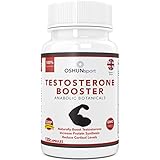 Testosterone Boosters By OSHUNsport | Anabolic Performance Enhancer &amp; Libido Booster | Botanical Testosterone Booster for Men | Contains 10 Potent Ingredients to Reduce Cortisol and Stress Levels Including Maca Root, Ginkgo Biloba &amp; Korean Ginseng | 120 Capsules
