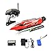 Produktbild Luccase Rot RC Boot WL915 2.4G Bürstenlos Schnelle Geschwindigkeit 45 km / h Racing ABS RC Boot Spielzeug mit 11,1 V Batterie