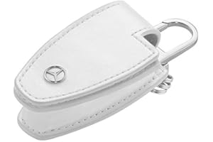 Mercedes-Benz Etui na klucze skóra bydlęca stal szlachetna diament biały