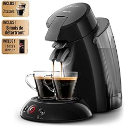 Philips HD6555/23 Machine à café dosettes SENSEO Original XL Noir + 2 tasses + 1 détartrant + 1 boîtes à dosettes