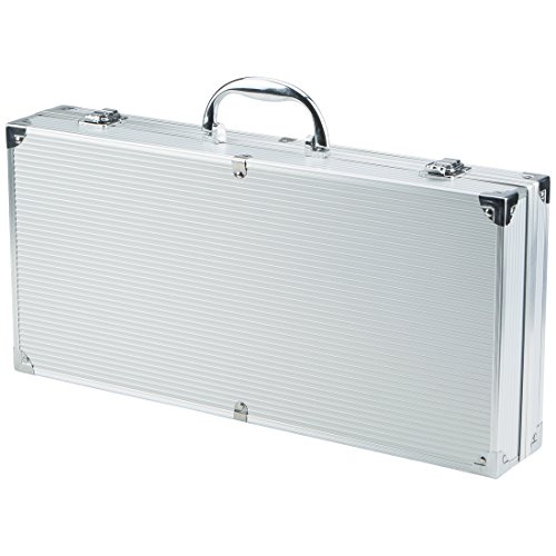 Bruzzzler 16-tlg. Grillset, Profi-Grillbesteck aus rostfreiem Edelstahl im Aluminiumkoffer, 46 x 22 x 8 cm - 6